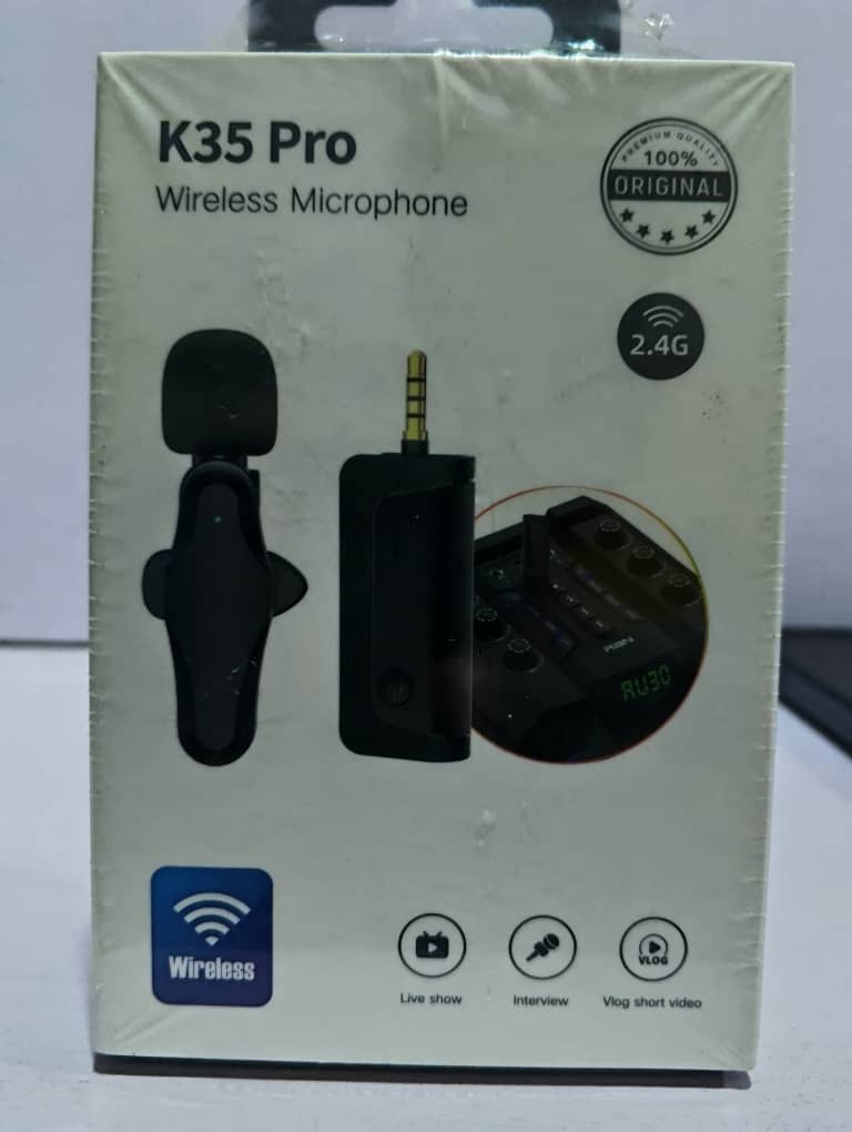  K35pro wireless mic with aux 