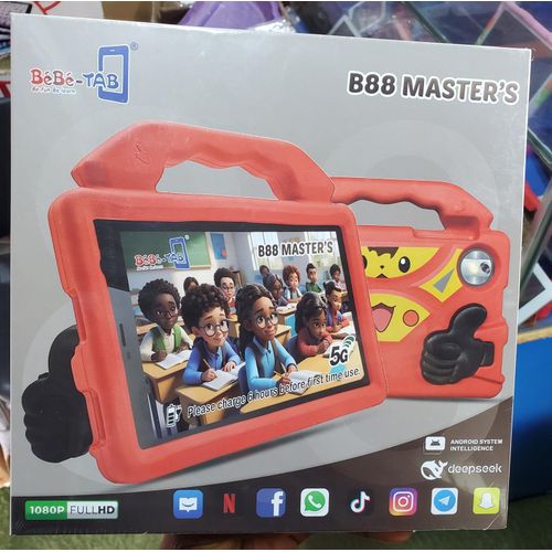 BEBE TAB B88 Master 8INCHES Unbreakable Educational Tablet 256GB 8GB 5G Dual SIM